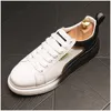 Moda Beyaz Rahat Düğün Iş Ayakkabıları Lüks Tasarımcı Lace Up Nefes Deri Yumuşak Sneaker Yuvarlak Toe Açık Yürüyüş Loafer'lar