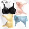 MeooLiisy Seamless Plus Size Bra C D Cup Wireless Underwear Sexy Push Up Brassiere Soft Confortável 211217
