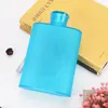 Frosted Hip Flasks Wine Cup Drinkfles 400 ml Creative Ketle Food Grade Plastic Outdoor Reizen Mokken 6 Kleur