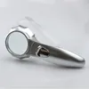 7X 50mm Microscope Magnifiers with 6 LED Umbrella-type Jewelry Loupe Reading Magnifying Glass Lens Illuminated Pocket Magnifier 600554