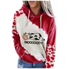 Women's Hoodies & Sweatshirts 2022 Fashion Cute Cow Print Sweatshirt Long Sleeve Round Neck Casual Tops Shirts Outdoor For Women Ladies