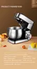 6-Speed Food Processor Mixer Electric Whisk Egg Beater Cream Blender Dough Machine With Stainless Steel Bowl