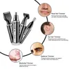 4-i-1 uppladdningsbar nästrimmer skäggtrimmer för män öronögonbryn näshårtrimmer för näsa och öron hårborttagning rengöringsmaskin 220301