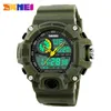 SKMEI 1029 Green Camouflage Military Wristwatch LED Digital Watch Men Sport Super Cool Men's Quartz Sports Watches Male X0524