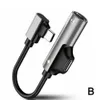 USB Typ C do 3,5 mm Jack Typec Audio Splitter Kabel słuchawkowy Słuchawki AUX 3.5 Adapter Ładowarka USB-C Sznurka dla Xiaomi MI6 Mix2 dla Huawei