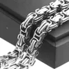 681215mm High Quality Stainless Steel Silver Color Srong Handmade Byzantine Box Link Chain Men039s Necklace Or Bracelet 1PCS9647015