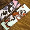 Bokmärke 30st/Lot Kawaii Paper Vintage Japanese Style Book Marks for Kids School Creative Retro Bookmarks