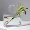 Net Celebrity Bubble Creative Handbag Bag Glass Vase Large Diameter Ins Fish Tank DecorationLiving Room Flower Arrangement 2112147167920