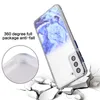 Marble Style Gradients Glitter Shockproof Cases For Samsung Galaxy S21 Plus S20FE S20 Note 20 Ultra A32 A52 A72 A21S A31 A51 Clear Acrylic Back Case Cover