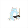 Pinos broches j￳ias m￺sicas fofas gato de gato desenho animado pino de esmal