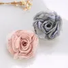 Flor de tela para camisa, Pin de solapa y broches, abrigo elegante, insignia para suéter, ropa de lujo, regalo para mujer, accesorios de joyería de boda