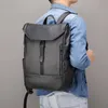 Rucksack Herren Leder Multi-Pocket Große Kapazität Outdoor-Reise 14-Zoll-Computertasche Luftpolstergurt