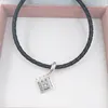 925 Серебряные ювелирные изделия, изготовление паспорта Pandora Passport of Love Diy Satching Bracelet Men Anniversary Gift для ее женской шейки для девочек -шейки 798402C01