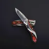 Орел карманный складной нож 5cr15mov зеркальный польский падение точечная лезвие древесины + стальная ручка EDC тактические ножи