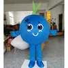 Halloween Blueberry Mascot Costume Cartoon Theme Character Carnival Festival Fancy Dress Xmas Adults Size Birthday Party Outdoor Outfit