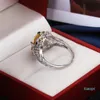 Cluster ringen 2021 S925 vierkante verlovingsring grote zirkoon jwaliteit voor vrouwen vintage goldylow vrouwelijke geschenken druppel