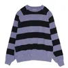 Herbst Winter C.E CAVEMPT STRIPE OVERDYE Crewneck Sweatshirt Herren Frau Hohe Qualität Gestreifte Sweatshirts 210420
