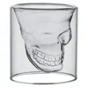4pc/set skull Head double layer coffee Whiskey Vodka Wine mug travel cute christmas mugs tumbler shot glass Milk cup in bulk