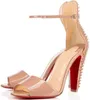 Original box-Newst Luxury Designer RedSoles Sandals Spikes Tropanita Women's Chunky Heels Party Wedding Summer Perfect Gladiator Sandalias EU35-43
