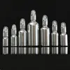 Opslagflessen potten 5 ml-100ml zilver glazen fles etherische oliedruppelkleurige cosmetische verpakking serum lotion pomp spray atomizer 15pcs