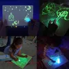 Lysande ritbord Tablet Draw In Dark Magic Light-Fun Fluorescerande Pen Barn Educational Toy Kids