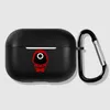 Protective cover case For 2nd 3rd generation of airpods and pro Korean game cartoon black frosted headset X1013C