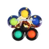 Fidget Toys Halloween Fidgets Spinner Simple Dimple Pop Spinning Top Accesorios antiestrés Autismo y alivio del estrés para la ansiedad