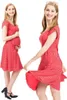 2021 verão novo mulheres grávidas vestido de manga curta para amamentação com gola redonda e bolinhas para amamentação vestido fino de manga curta Q0713