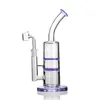 Кальян Matrix Perc Glass Dab Rig Water Pipe трубы высотой 9 дюймов, бонги толщиной 5 мм с пьянящей чашей или барботер для нефтяных вышек