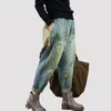 Cowboy Palazzo Cargo Hippie Boho Vintage losse Pantalones Mujer Jeans blauwe broek voor vrouwen broeken Ripped Denim Baggy Dames