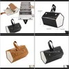 Pouches Bags Jewelry Packaging & Display Jewelry5 Slots Foldable Multiple Pu Leather Sunglasses Eyeglasses Travel Organizer Case 243I
