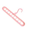 Hangers rekken 9 gaten kledingrek opbergkast Organizer kledingkast Was Hanger Muur vouwbare multifunctionele jas haakplanken baby cabi