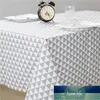 Nordic Bomull Linen Dukduk Svart Vit Moderna Plaid Dukduk Bord Klädsel Täck Vattentät tygdukar Fabrikspris Expert Designkvalitet