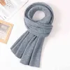 Autumn 100% Lamb Wool Men& Women Shawls Wraps Winter Warm Neck Japanese Blue Luxury Cashmere Blanket Scarf Pashmina