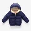 Meninas meninas meninos jaquetas de inverno crianças espessamento acolchoado casaco toddler outerwear roupas crianças aquecer por 1-5Y 211025