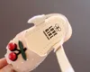 Bebek Kız Sandalet Yaz Ayakkabı Sevimli Kiraz Prenses Toddler Sandalet Kız Düz Yumuşak Sole Antiskid Bebek Çocuk Ayakkabı Pembe 15-25 # 210713
