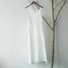 Yaz 2021 Yumuşak Tam Kayma Strappy Spagetti Elbise altında Pamuk Petticoat Chemise Nightie Elbiseleri Kadın Y1006
