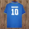 1994 R. Baggio Mens 레트로 축구 유니폼 Maldini Ancelotti 1982 Paolo Rossi 2006 Cannavaro Maglia Totti Pirlo 2012 Balotelli Home Away 축구 셔츠