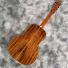 Guitarra acústica koa de madeira ooo molde de 40 polegadas dedo preto de 40 polegadas