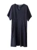Französisches Retro-Kleid für Damen, Frühling, V-Ausschnitt, Krawatte, bedrucktes Chiffon-Kleid 11970327 210527