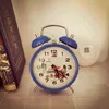 Réveil mécanique en métal fort, horloge pour enfants, cloche de poulet, montre Vintage, horloge de bureau, horloges à riz à picorer, idées cadeaux 2308I