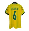 Maillots de football 1998 2002 Retro Camisetas Carlos Romario Ronaldinho 2004 Camisa de Futebol 1994 Brasil 2006 1982 Rivaldo Adriano BrasilS