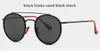 Design classique des lunettes de soleil rondes conduisant des lunettes en métal verres d'image doré hommes hommes femme verrure de verre8236772