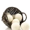 Pratici prodotti per il bucato Clean Ball Ammorbidente organico naturale riutilizzabile per tessuti Premium Wool Dryer Balls RH1543