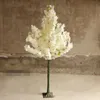 Decorative Flowers & Wreaths 1.5M Height White PInk Cherry Tree Simulation Fake Peach Wishing Trees For Home Decor And Wedding Centerpieces