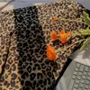 Frühling Herbst Hohe Taille Vintage Leopard Maxi Rock Weibliche OL Elegante Mode Allgleiches Lange Röcke Frauen 210421