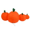 Halloween Inflatables Pumpkin Décoration extérieure avec LED intégrées Blow Up Party Festive Yard Garden Lawn Decor 7.5FT Long