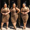 夏のドレスの女性のセクシーな原因アフリカのプラスサイズESボディコンミニ4xl PROMイブニングパーティー210422