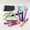 Glittered eyeliners soft rectangular package for self-adhesive waterproof custom wholesale eyebrow brush case eyeliner pen box