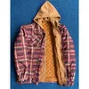 Plaid Winterjack Heren Dikker Rits Jas Katoen Vintage Winddicht Windbreakers Bomber Oversized Jaqueta Masculina 211217